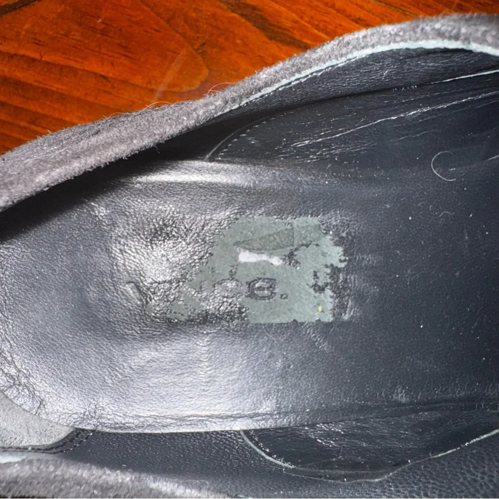 Vince Davy Slip-On Platform Suede Oxford‎ Loafers Women's